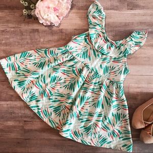 Old Navy Floral Green Dress
